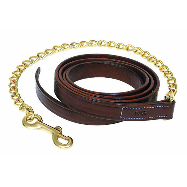 Walsh Leather Lead with Chain