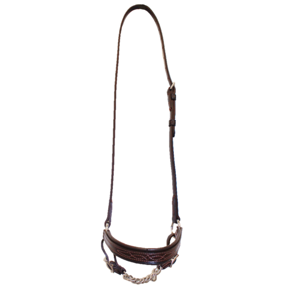 Walsh Drop Noseband with Curb Chain